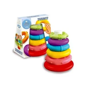 ANILLOS APILABLES MULTICOLOR X5 + BASE DURAVIT