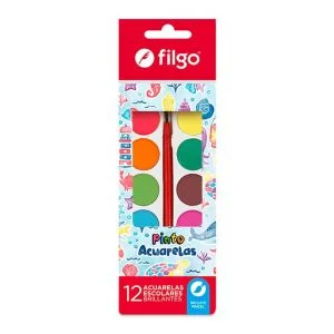 ACUARELA FILGO X12 + PINCEL