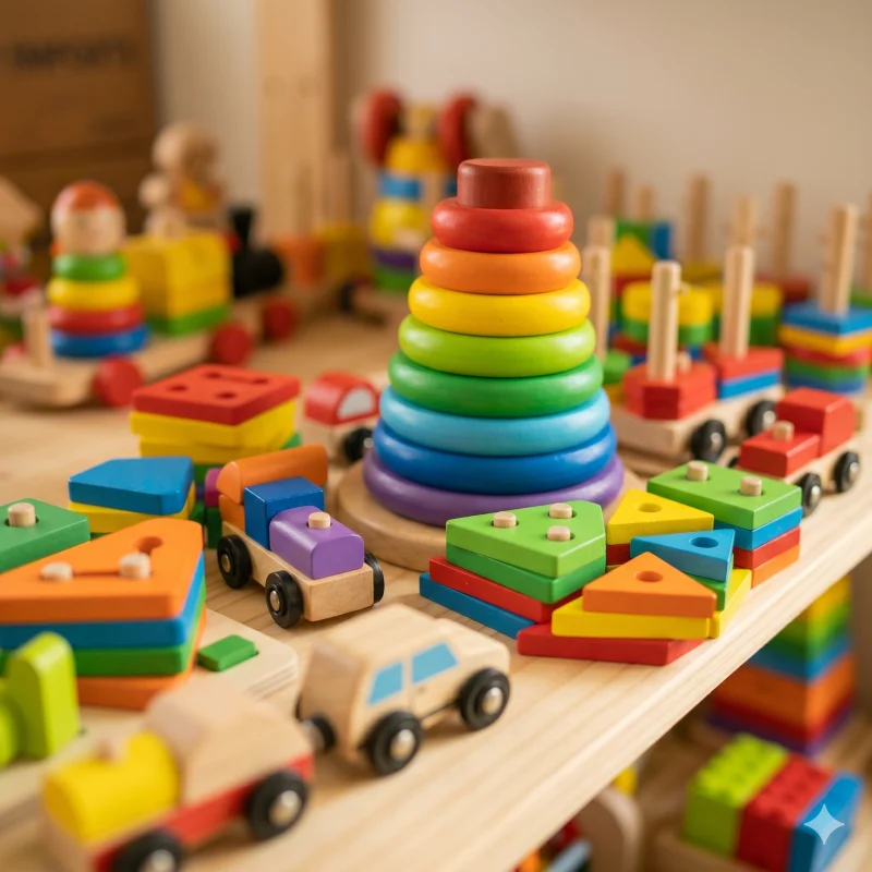 Juguetes de madera y didácticos en Casa Selina