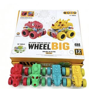 Dino Big Wheel Stunt Car con luz