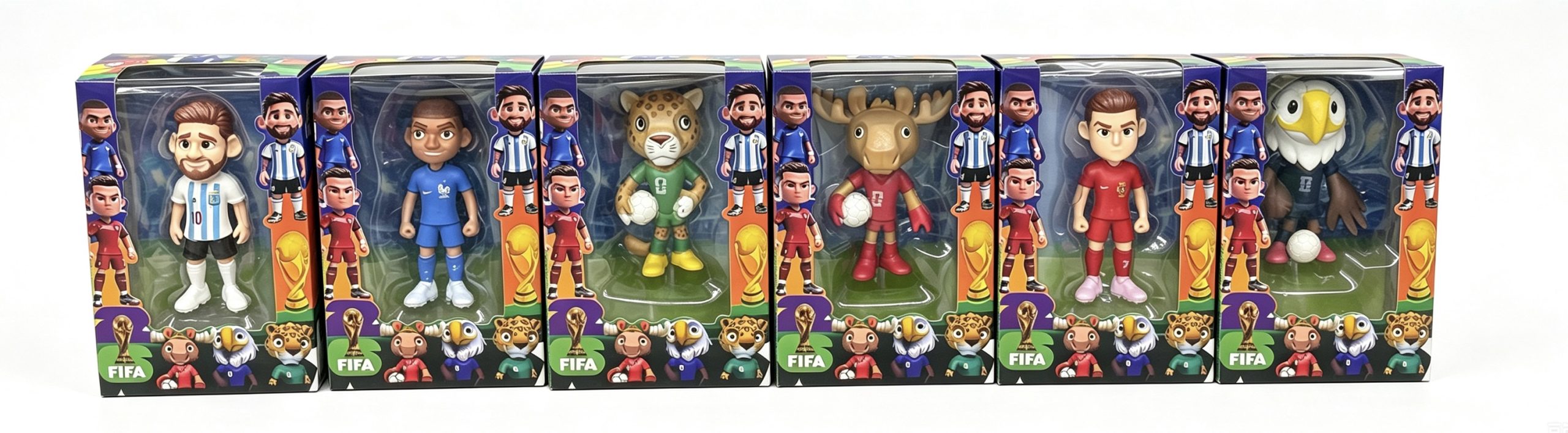 Mascota y Jugadores del Mundial X1