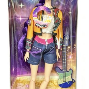 Guerrera Kpop con guitarra X1 con música