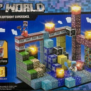 Minecraft Imantado con Luz 144pcs