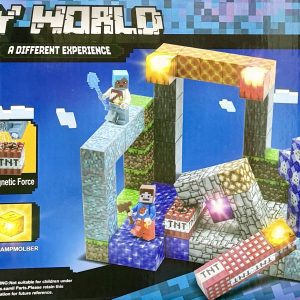 Minecraft Imantado con Luz 100pcs